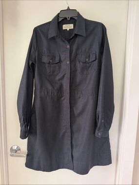 Trovata Navy shirt dress